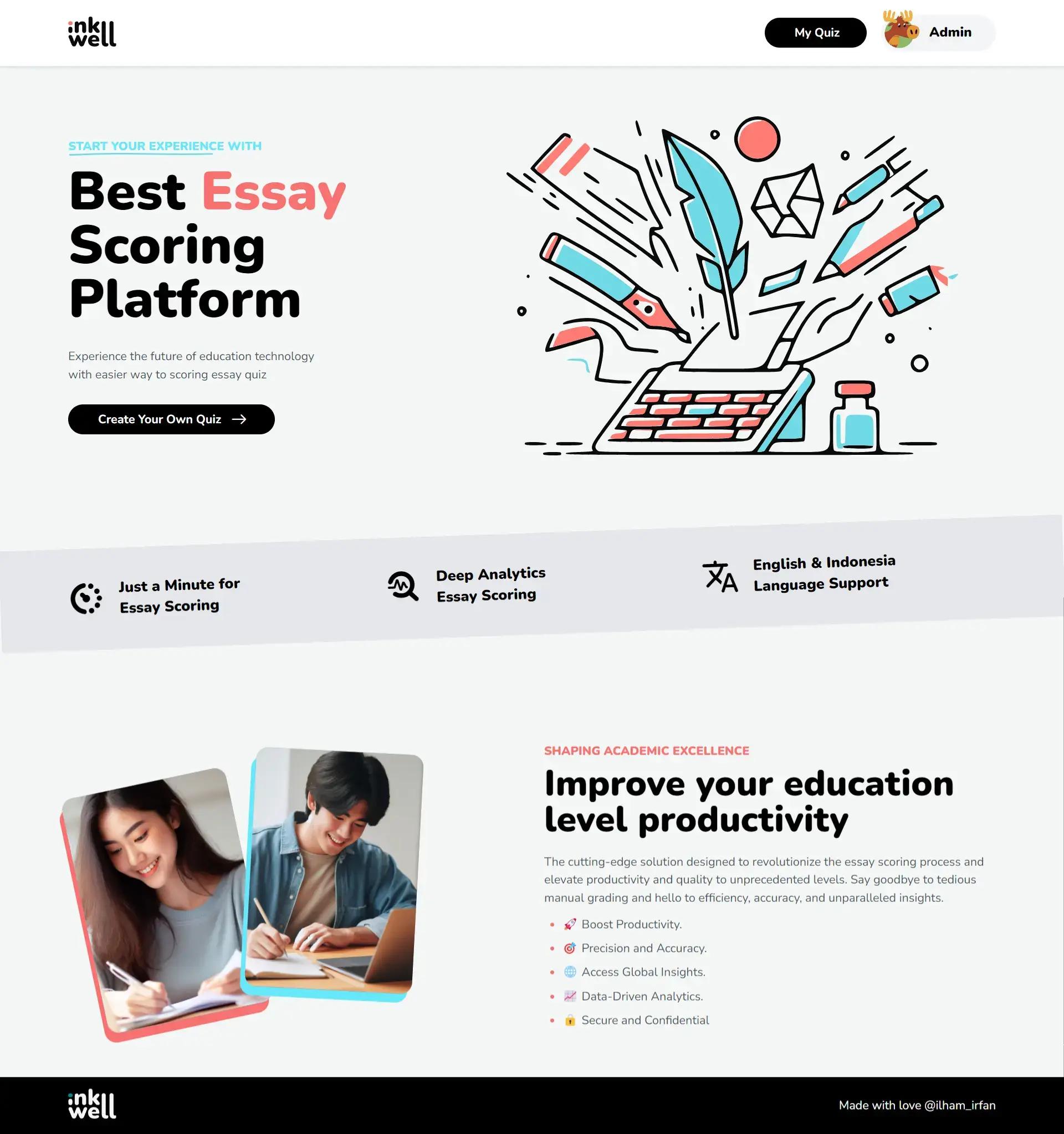 InkWell - Auto Essay Scoring